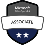 Microsoft Office Specialist Associate badge